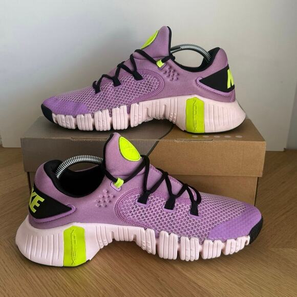 Nike Free Metcon 4 “Rush Fuchsia/Volt” Women Running Sneakers - SZ 11.5 - Picture 10 of 12